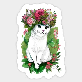 Arabella Flower crown Sticker